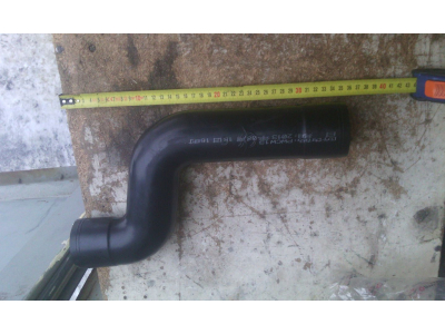 Патрубок радиатора резинотканевый верхний d-55 H HOWO (ХОВО) WG9719530116 фото 1 Россия