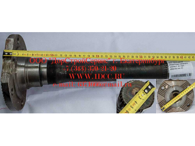 Вал проходной редуктора среднего моста 180х4 отв. F J6 FAW (ФАВ) 2502161-AOE для самосвала фото 1 Россия