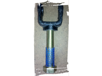 Кронштейн крепления амортизатора нижний 8х4 2-ой оси (вилка+болт) SH F3000 SHAANXI / Shacman (ШАНКСИ / Шакман) 81.43740.0145 фото 1 Санкт-Петербург