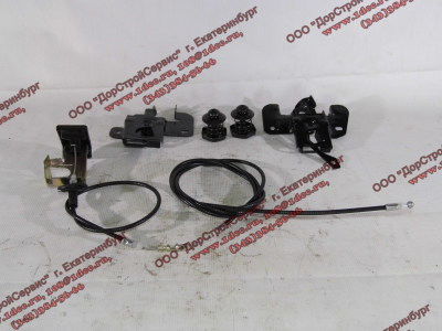 Замок капота (комплект L+R) DF DONG FENG (ДОНГ ФЕНГ) 5301609-C0100+5301610-C01 для самосвала фото 1 Дзержинск